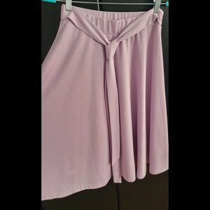 Lilac flowy skirt - S